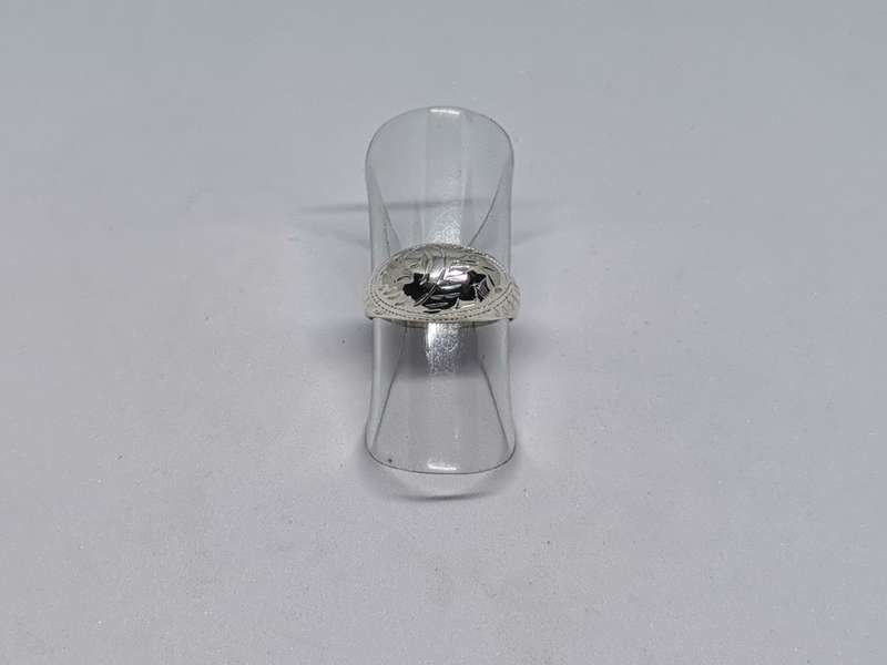 *R1 Auction* Detailed Silver Dome Ring