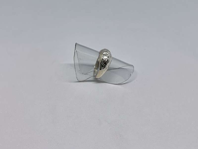*R1 Auction* Detailed Silver Dome Ring