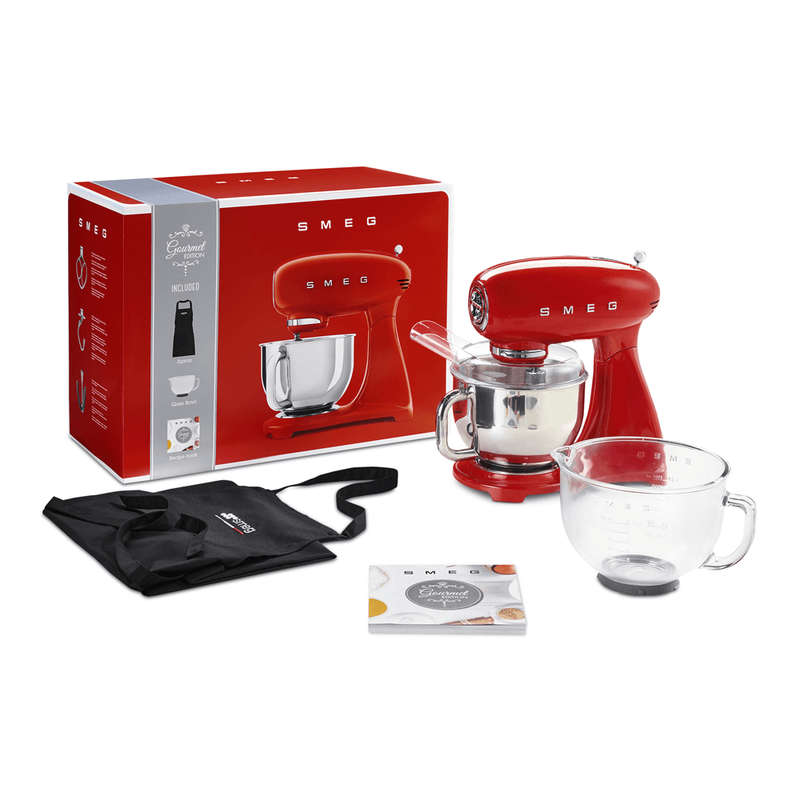 [New] Smeg Red Stand Mixer Gift Box - Gourmet Edition