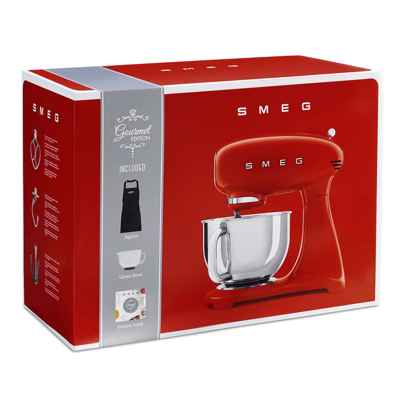 [New] Smeg Red Stand Mixer Gift Box - Gourmet Edition