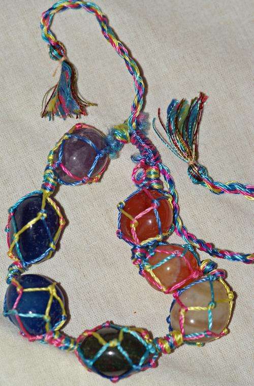 BRACELETS - NETTED CHAKRA TUMBLE