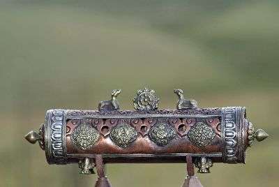 NEPAL - AUSPICIOUS SYMBOL INSENCE BURNER