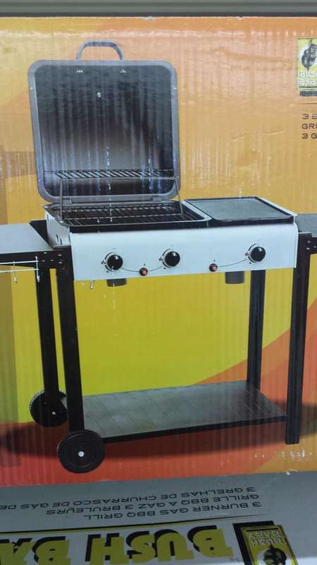 BUSH BABY 3 burner gas bbq grill