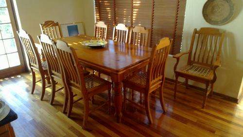 Oregon Pine Dining Room Table