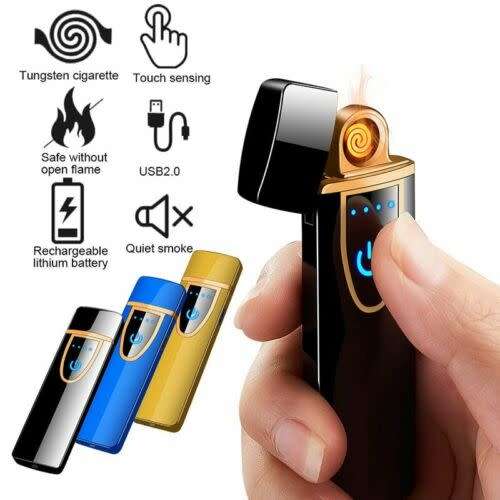 Electronic USB Rechargeble Cigarette Smart Lighter ( BUY ONCE, CHARGE & USE FOREVER)