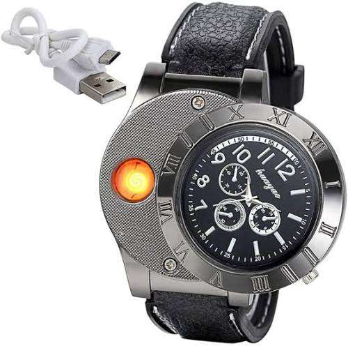 2-1 Smart Watch with Rechargeable Cigarette Lighter (PLEASE READ DESCRIPTION)