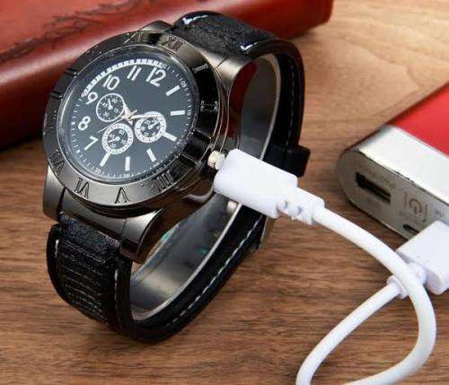 2-1 Smart Watch with Rechargeable Cigarette Lighter (PLEASE READ DESCRIPTION)