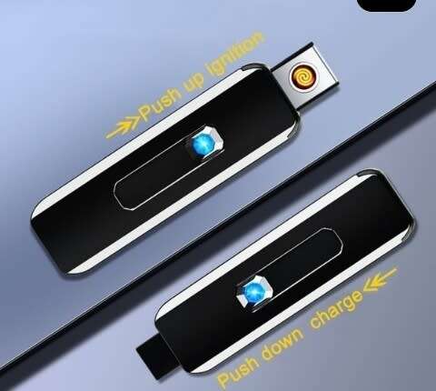 USB Lighter Rechargeable Flameless No Gas Cigarette Electronic Lighter (PLEASE READ DESCRIPTION)