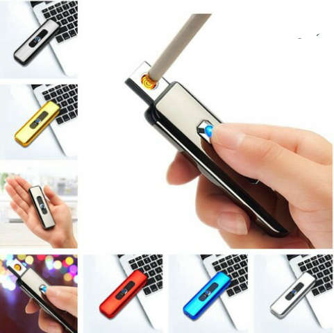 USB Lighter Rechargeable Flameless No Gas Cigarette Electronic Lighter (PLEASE READ DESCRIPTION)