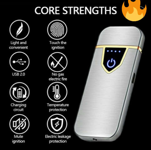Smart Electronic USB Rechargeable Lighter BUY ONCE, CHARGE and USE FOREVER (PLEASE READ DESCRIPTION)