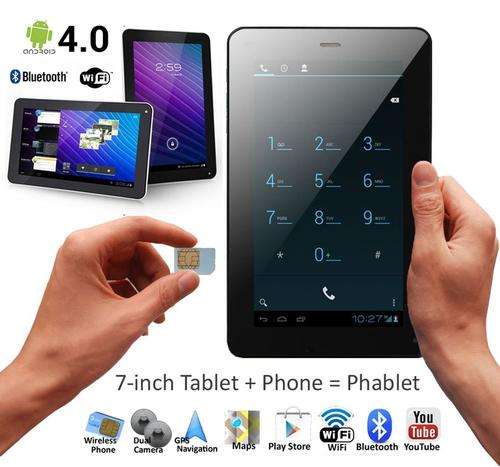 NEW 7-inch Phablet Smart Phone Dual SIM Android 4.0 Dual Camera Bluetooth WiFi 3G Whatsapp GPS etc
