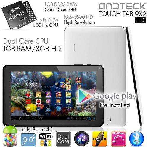 New 9" Tablet PC Dual Core 8GB Android 4.2  Bluetooth Dual Camera GPS WHATSAPP FACEBOOK