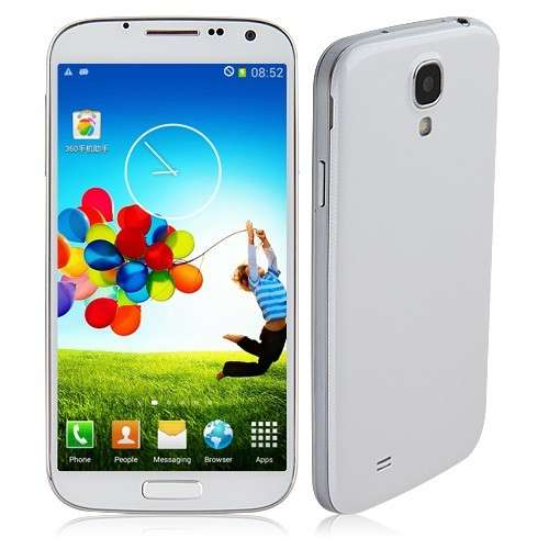 New i9500 TV WIFI GPRS 2G White phone 4.0 inch Dual SIM Card + leather case (not a smartphone)