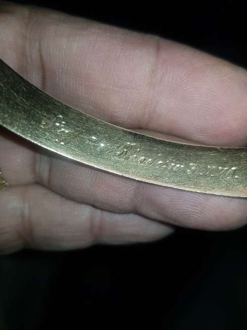 51/4 9 CARAT METAL CORE BRACELET