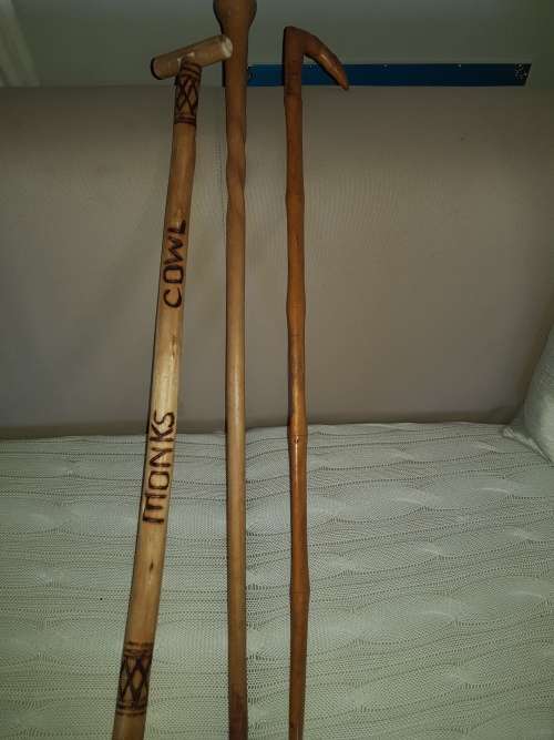 3 WALKING STICKS