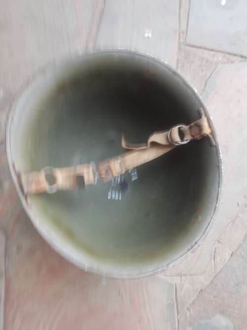 ANTIQUE ARMY HAT AND TENT