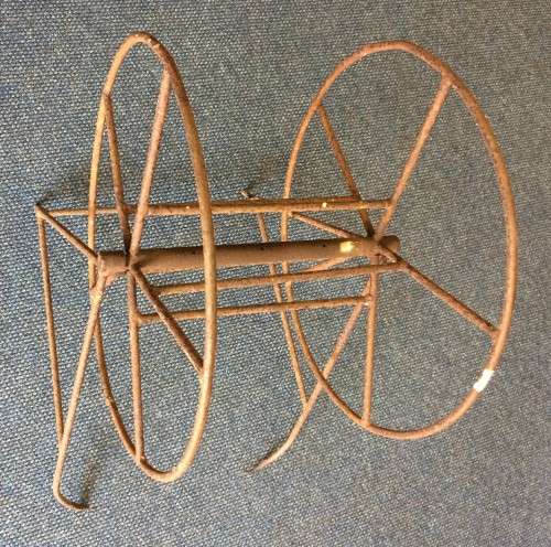 Rustic Rusted Hose Reel (Garden Bling)