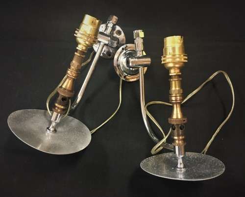 Converted Wall-Mount Gas Lights