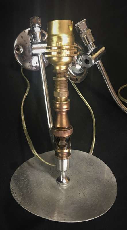 Converted Wall-Mount Gas Lights