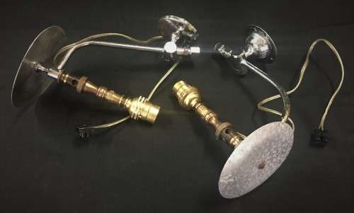 Converted Wall-Mount Gas Lights