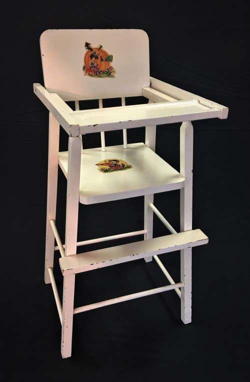 Vintage Doll`s High Chair