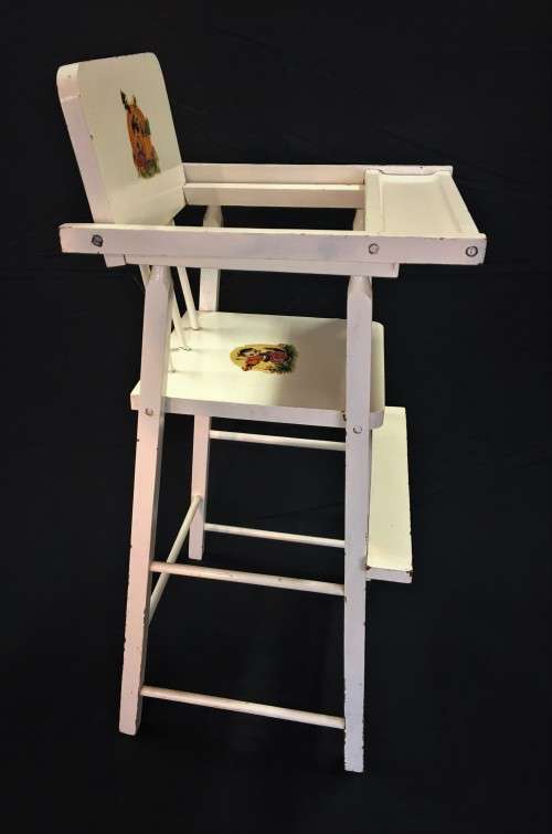 Vintage Doll`s High Chair