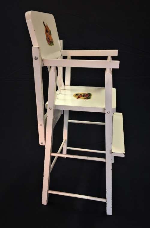 Vintage Doll`s High Chair