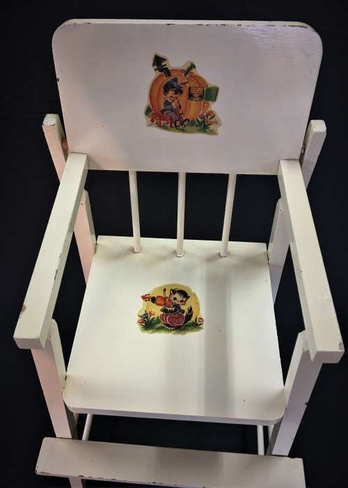 Vintage Doll`s High Chair