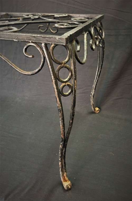 Vintage Wrought Iron Coffee Table