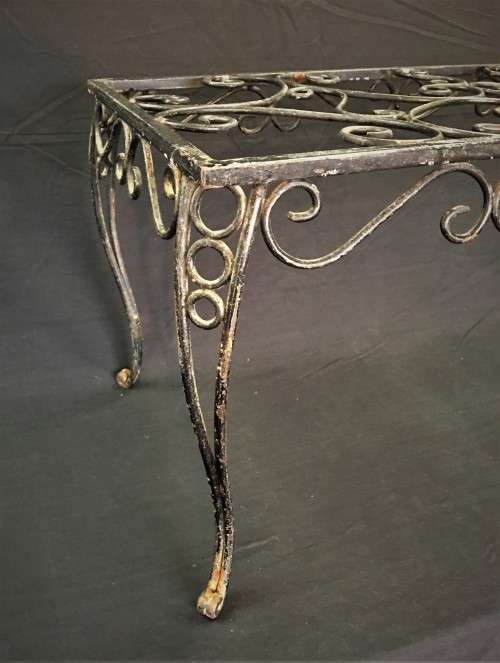 Vintage Wrought Iron Coffee Table