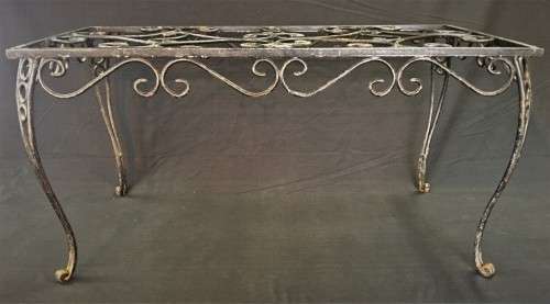 Vintage Wrought Iron Coffee Table