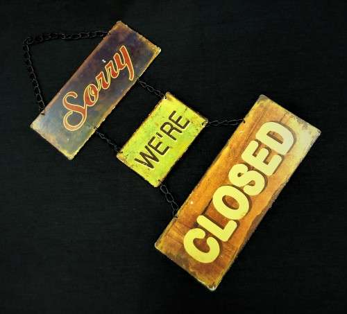 Vintage Store Door Signage