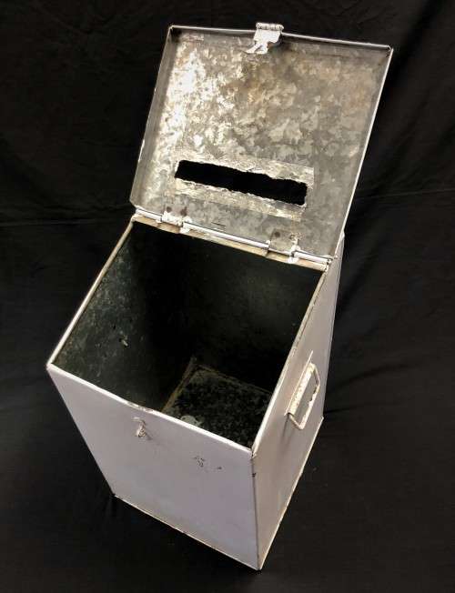 Vintage Galvanized Tin Bin