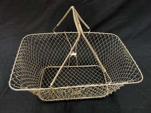 Brass Folding Basket