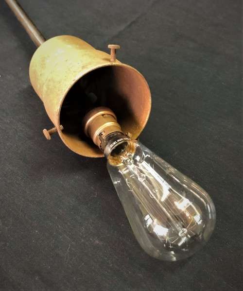 Minimalist Brass Pendant Light