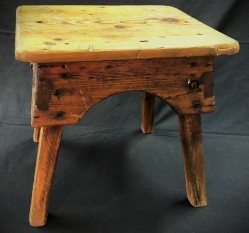 Vintage Four-Legged Milking Stool