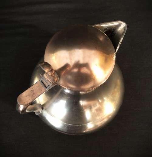 Dovo Silverplate-over-Copper Lidded Jug