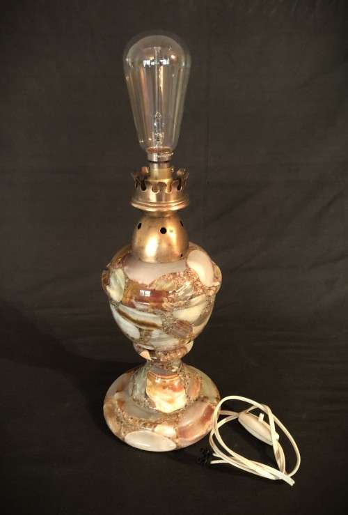 Vintage Stone Desk Lamp