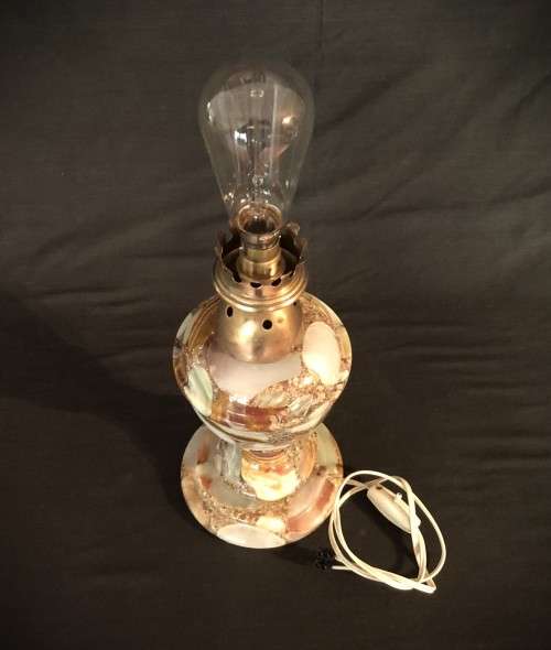 Vintage Stone Desk Lamp