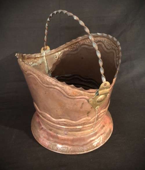 Smallish Vintage Copper Bucket