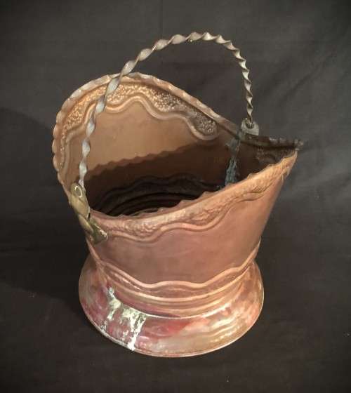 Smallish Vintage Copper Bucket