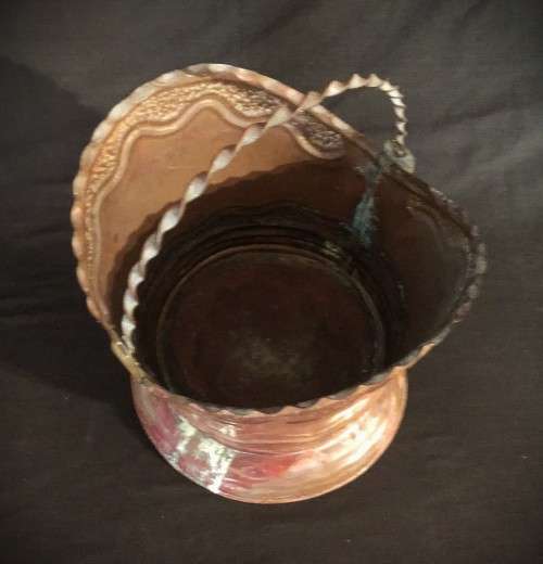 Smallish Vintage Copper Bucket