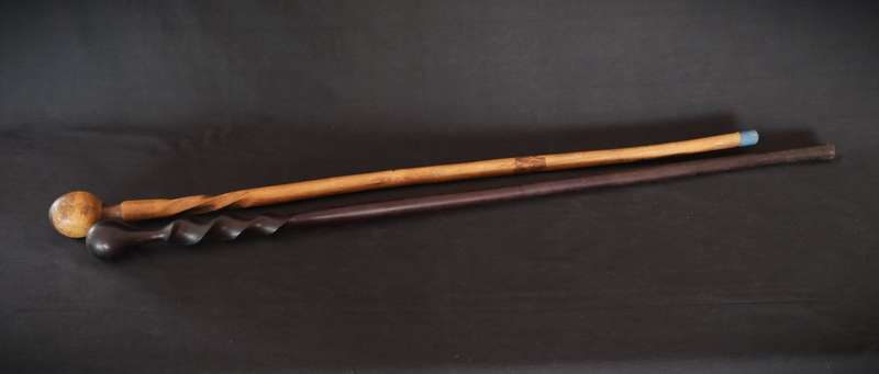 His and Hers Walking Sticks