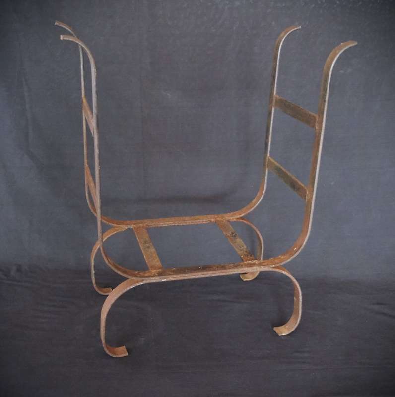 Wrought Iron Firewood Stand