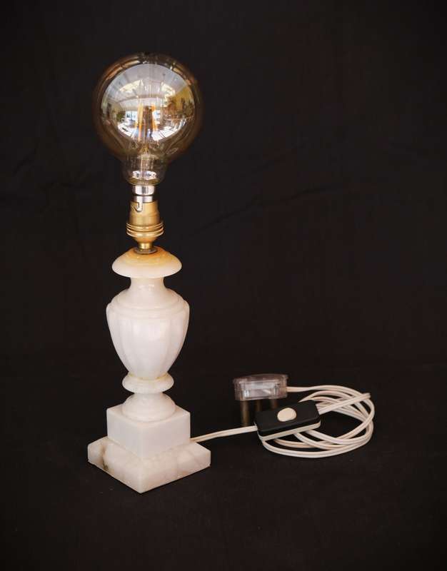 Vintage Small Marble Desk Lamp