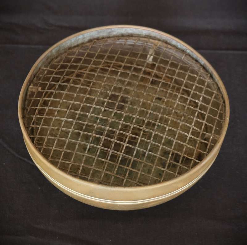 Vintage Hammered Brass Rose Vase