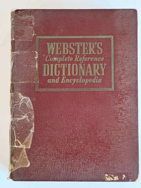 Websters Complete Reference Dictionary and Encyclopedia (1954)