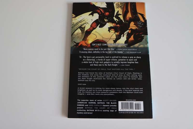 DC Comics Batman: The Court of Owls Volume 1 Published 2012