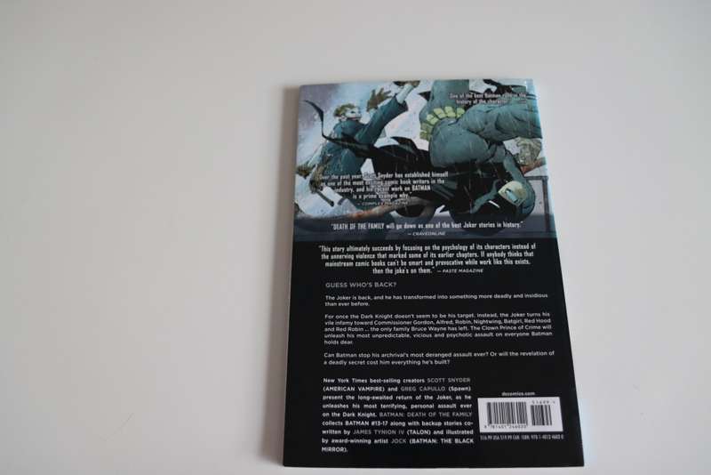 DC Comics Batman Volume 3 Death of the Family Published 2014