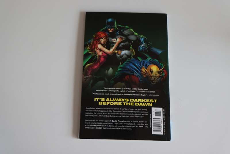 DC Comics Batman: The Dark Knight Golden Dawn Published 2012